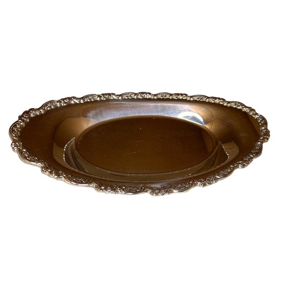 Vintage ONEIDA Du Maurier bread Roll Tray 14" silverplated BNIB 1990 - Picture 12 of 12